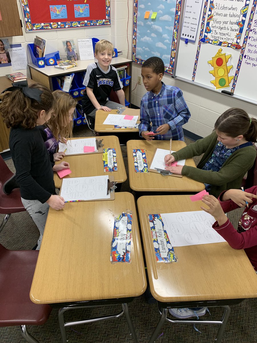 MrsHolthouse's tweet photo. Today we worked in small groups to recount key details from a fable. We then built our summary as a class! ✏️ #SWBST #ChelseaPride @Chelsea_Tigers https://t.co/uHWdipO3tO