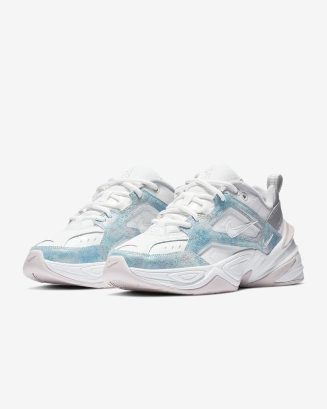 nike m2k tekno barely rose