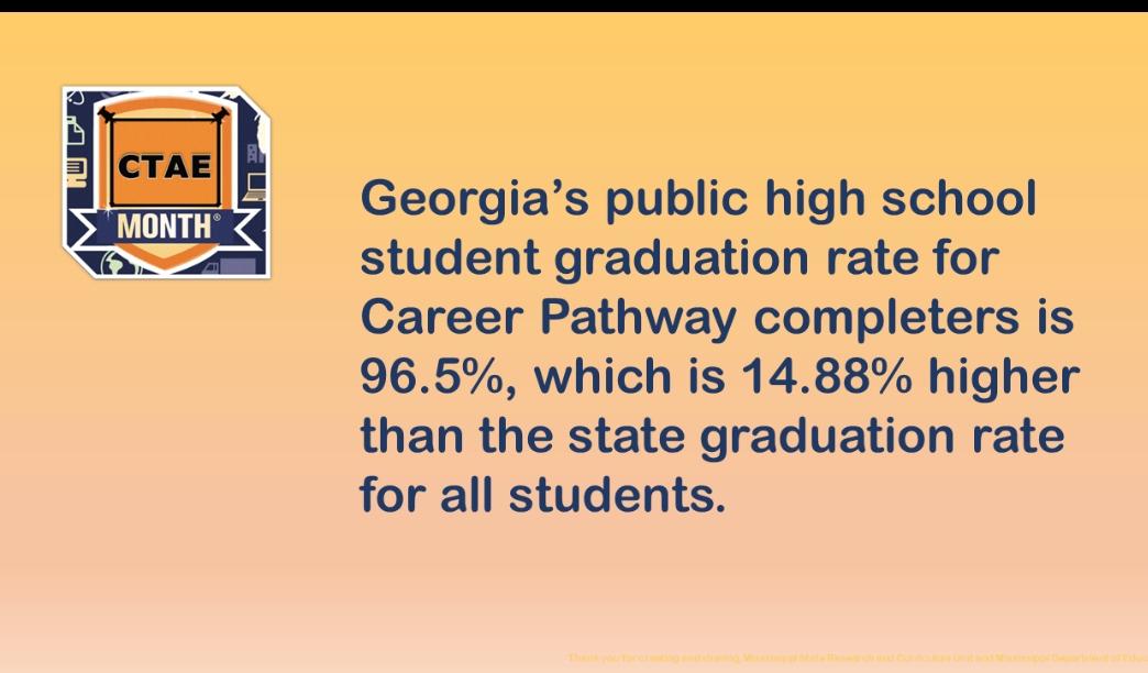 MrJohnVaughn's tweet photo. Happy CTAE month! Did you know? https://t.co/MdLSS5bsQY