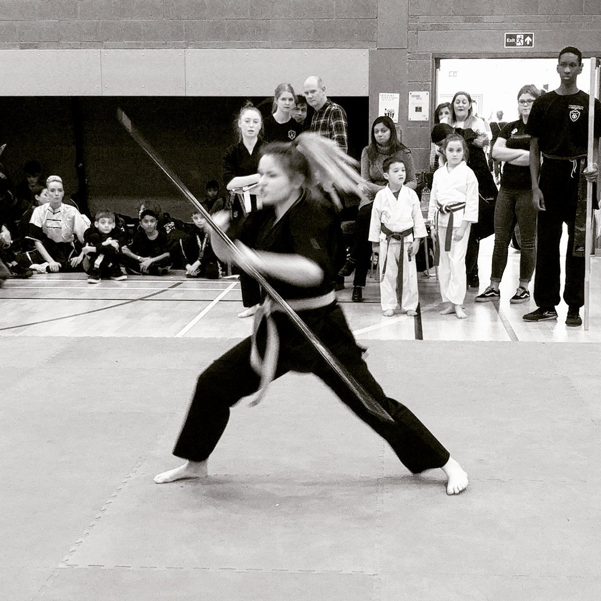 stickwad's tweet photo. Sky Williams in action preparing for her next big comp #martialarts #bostaff #thisgirlcan #jiawarrior #NeverGiveUp #extremeweapons #extremeforms #utx #trainhard #14yearsold #martialartsgirls https://t.co/9AUAQKEwMi
