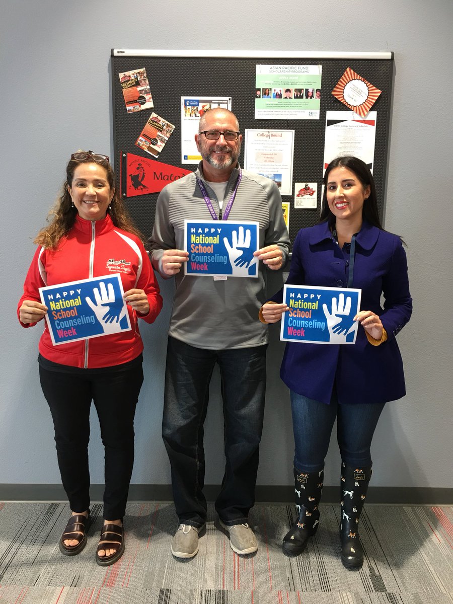 Happy National Counseling Week to our 3 amazing School Counselors ❤️👏🏼🙌🏼 @mmhscounseling @sandiegocoe #nscw19 #sdcounselors