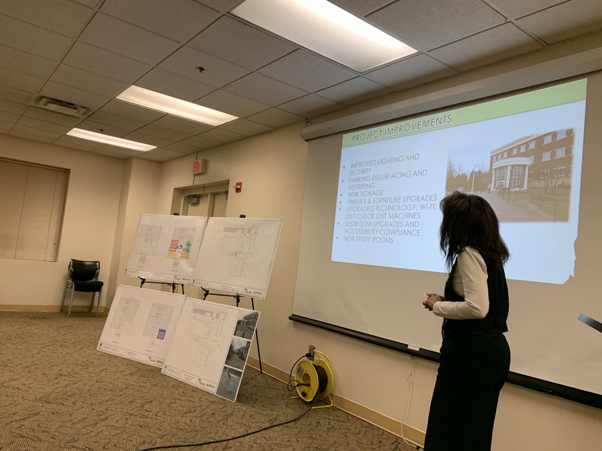 fulcolibrary's tweet photo. Thank you to all who attended tonight’s exciting renovation project meeting at Mechanicsville Library.  Check our website soon to view the plans for the updated space and to find out when construction begins! #fulcolibrary #librariesrock #libraryrenovations https://t.co/tyS1BERozB
