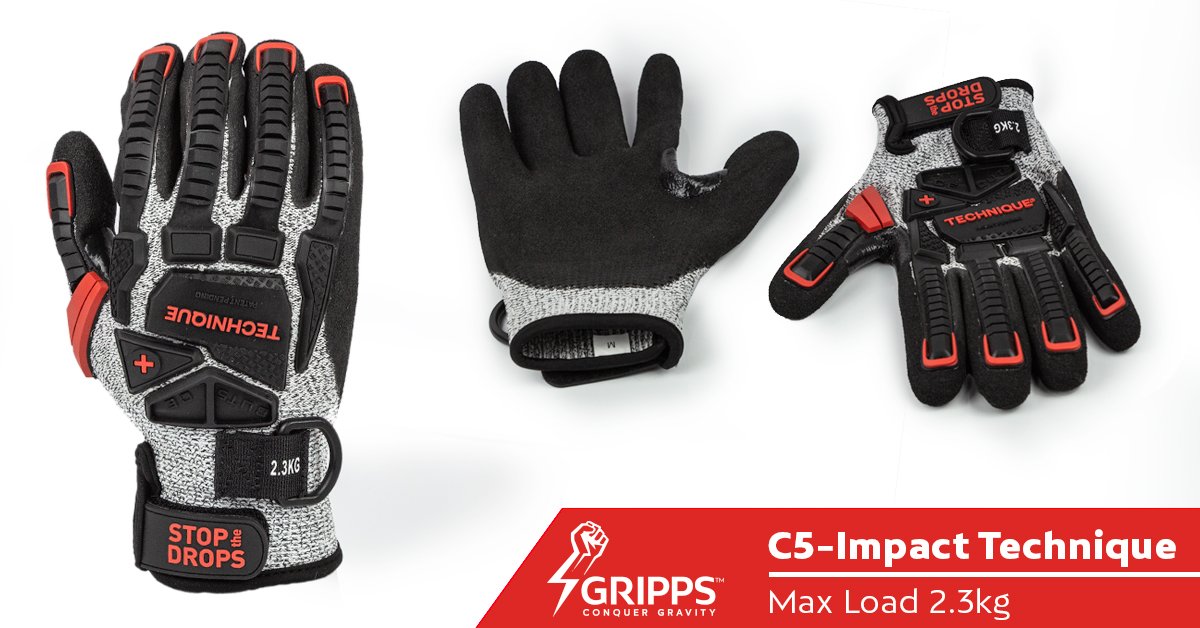 grippsglobal's tweet image. After extensive field testing, the C5-Impact Technique Glove is the latest upgrade of our Cut 5 range. With increased agility &amp;amp; comfort, the C5-Impact Technique is still the ONLY glove in the market with a fully load rated, integrated tether anchor. 

#ConquerGravity ✊