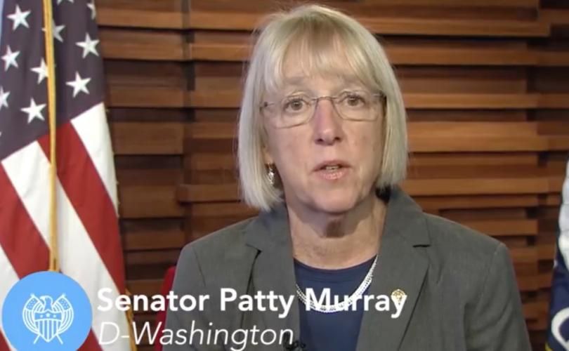 LifeSite's tweet photo. BREAKING: Democrat Patty Murray blocks Senate bill banning infanticide after failed abortions https://t.co/xkFHKT1UK7 https://t.co/UHSCcexstc