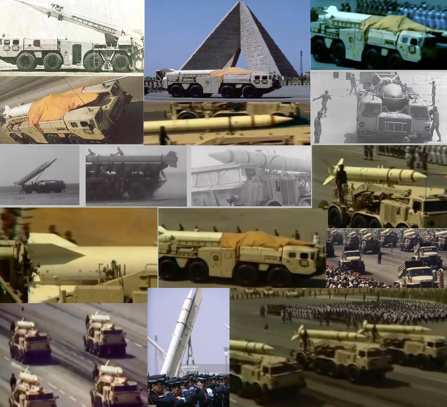 Mahmoud Gamal on Twitter: &quot;Photo college includes rare footage for the Egyptian  Armed Forces Frog-7/9k52-Luna-M &amp; Scud-B/9k72 tactical Ballistic missiles.  https://t.co/9bdrxWSbXz&quot; / Twitter