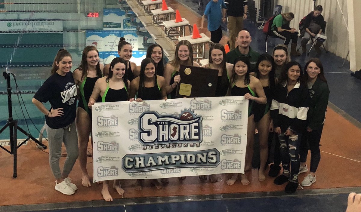 CNHS_Cougarnews's tweet photo. Proud of our girls swim team who captured the Shore Conference Championship over the weekend. Unbelievable accomplishment for a talented group of swimmers. #gocougars https://t.co/VuYyG0aNBf