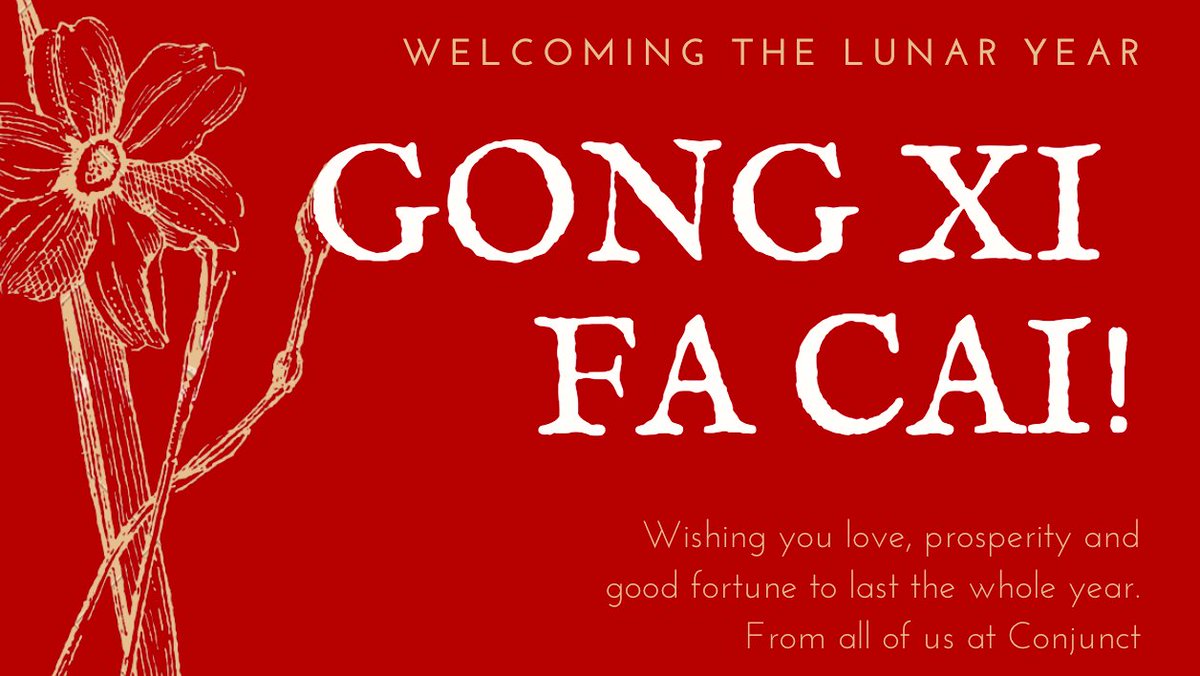 ConjunctConsult's tweet photo. 祝大家猪事顺利，猪事如意。
🐷年快乐！ https://t.co/l3QAdvBe4A