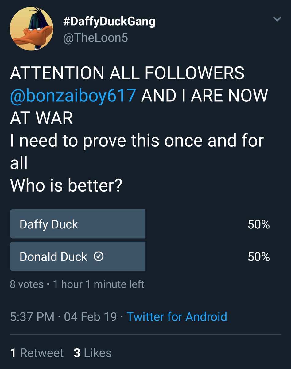 GostWorth's tweet photo. ((This is the most activity you will see from my account lol)) #DonaldDuckCrew https://t.co/qq1WZDAG2F