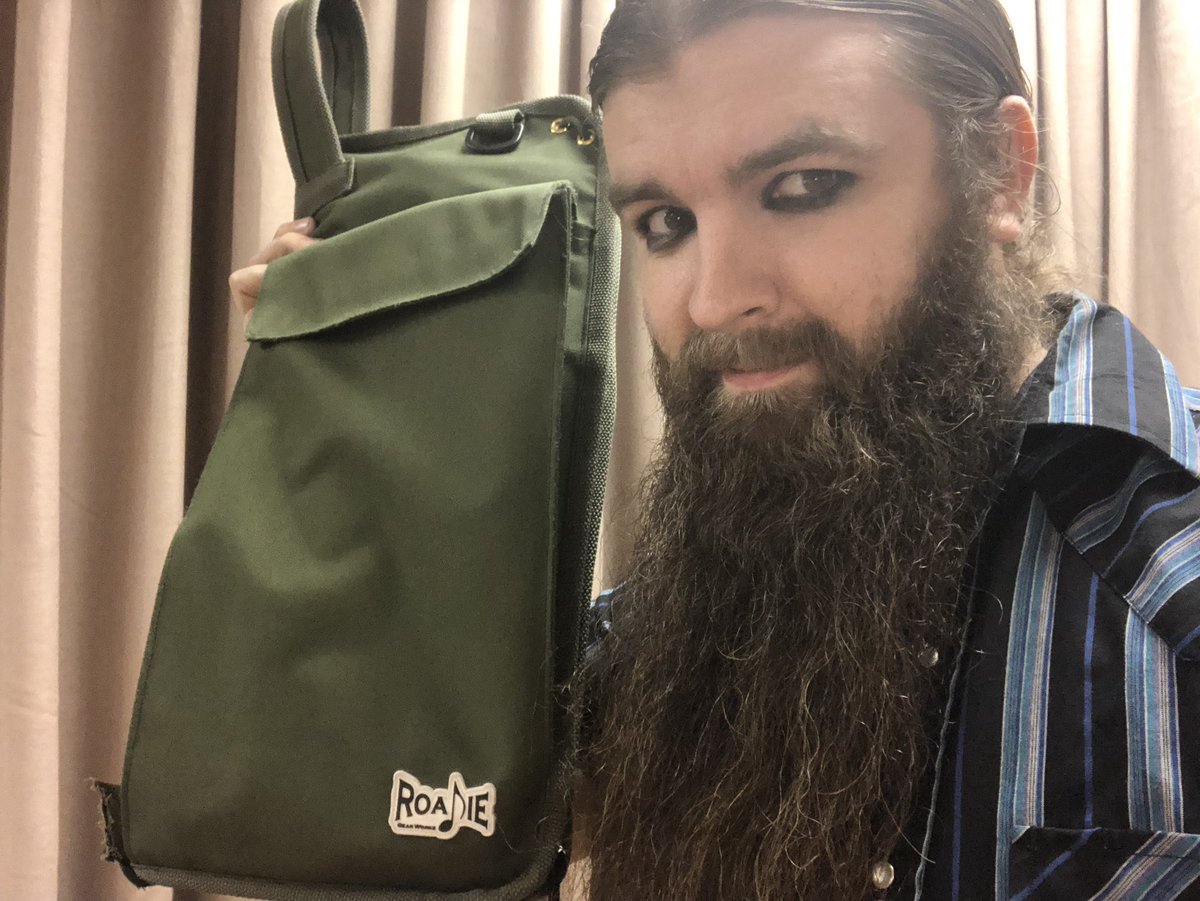 RGW owner <a href="/Jdogthedrummer/">J-DOG The Drummer</a> with our most popular stick bag model