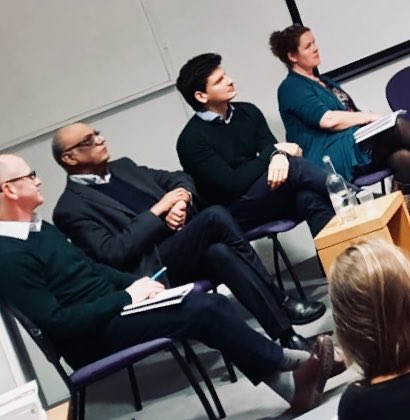 ArchiBarac's tweet photo. A great opening event for this year’s #WhoCares? season @TheCassArt - thanks to the organisers and speakers, and to the students and visitors who joined the audience #humanitarian #architecture #development #arcsr https://t.co/Zt4wKRWNgN https://t.co/P50as49vkd