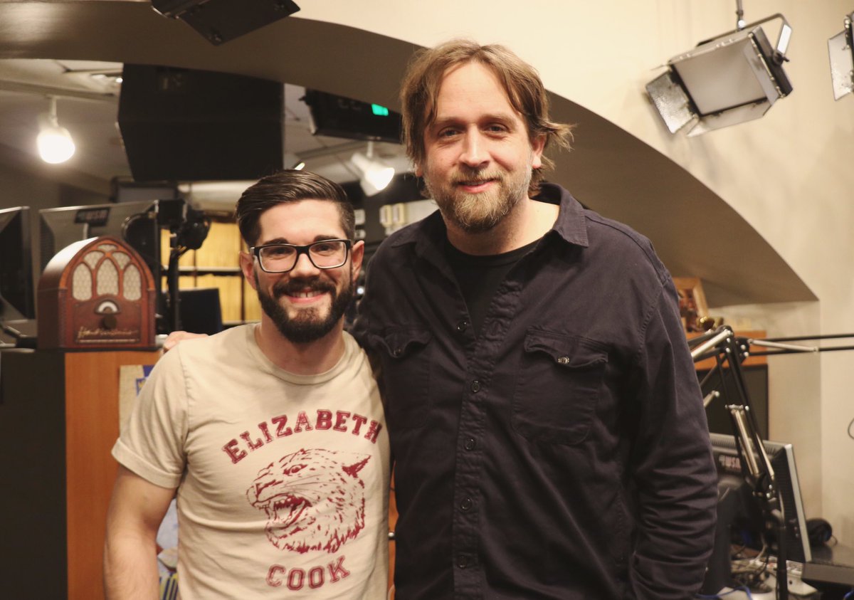 WSMradio's tweet photo. .@hayescarll has an @Opry debut and a new album coming out this month, and we can’t tell which we’re more excited for! Thanks for stopping by #Route650 tonight! https://t.co/Pt8L49rYzm