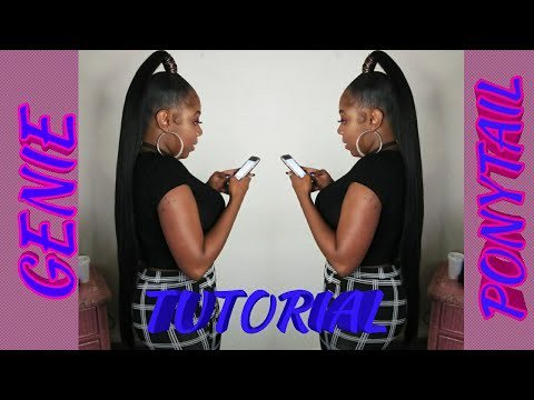 EXTENDO GENIE PONYTAIL W/WEAVE | NO GLUE | & SOF… beautytipsdiva.com/hair-care/exte…
