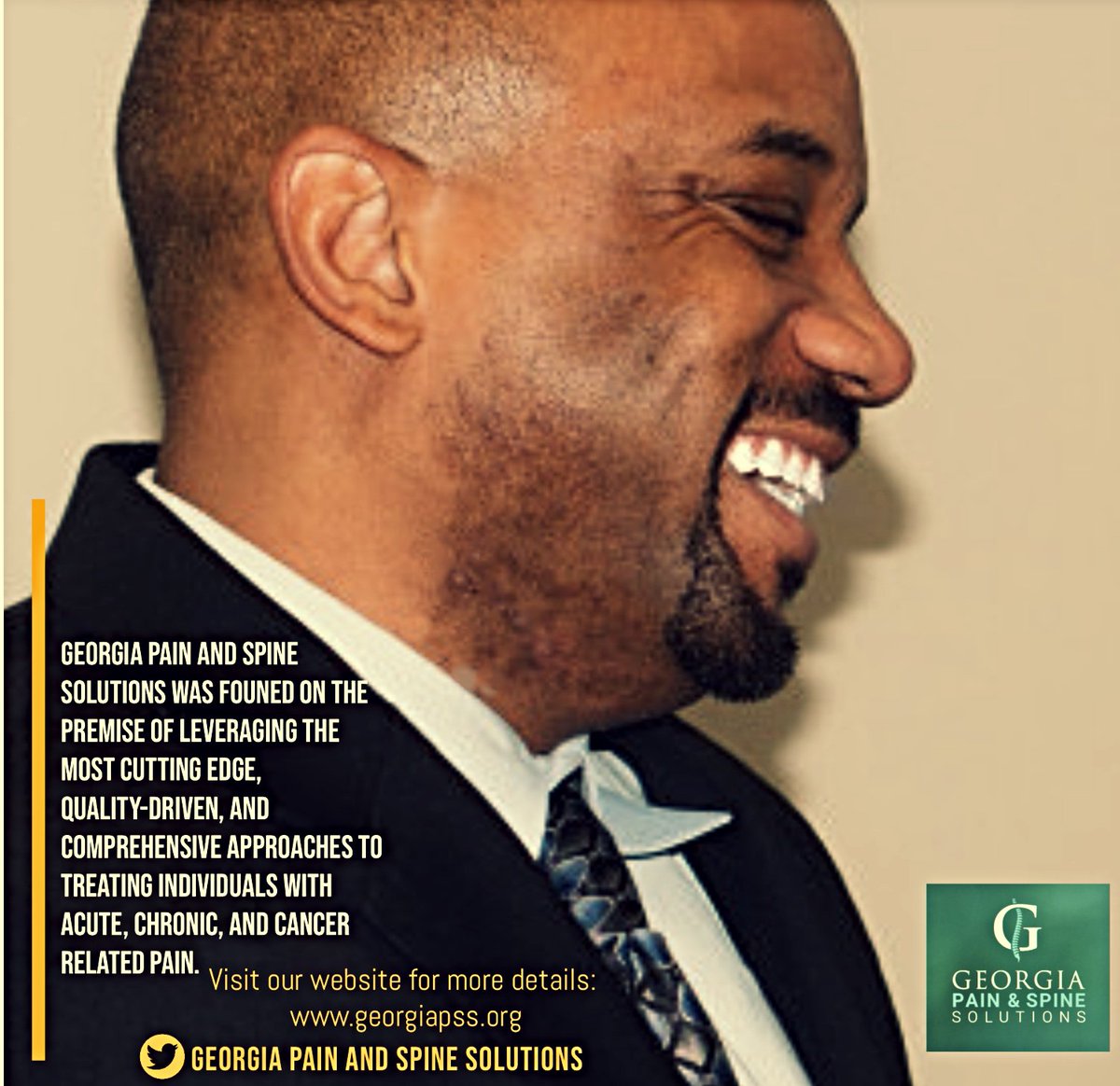 PainGeorgia's tweet photo. Are you looking for a pain management facility that will provide you with the best quality-driven care? Look no further! 😀
Stop by Georgia Pain and Spine Solutions's Hiram, GA location today so that you can start getting the treatment you deserve! 😇
#gpss #atlantadoctor #pain https://t.co/WJU4Ji2UKy