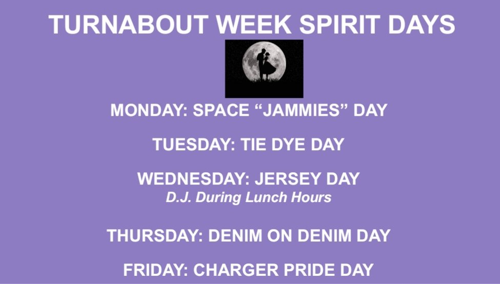 AASStuActivity's tweet image. Turnabout 2019!! Dance tickets on sale all week during lunch hours. Remember to wear your Spirit wear...tomorrow is Tie Dye Day!! @StaggSrClass @StaggStuCo