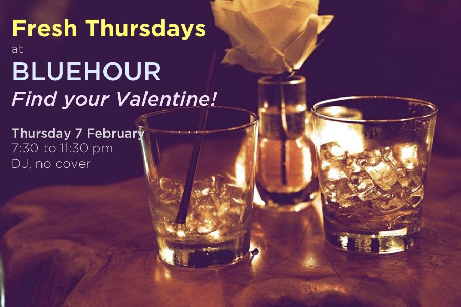 Find your future Valentine's at @bluehourpdx 's Fresh Thursday! The person best dressed in Red or Pink will WIN a Gift Card! DJ Alex Adamovic starts mixing tunes at 8pm! ---> bit.ly/2Sw1dCo