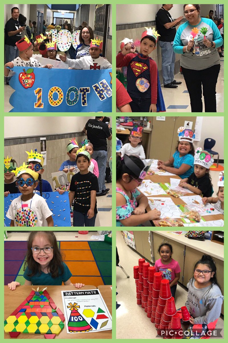 Our students had fun celebrating 100 days of school! #activities #parade #PISDmathchat