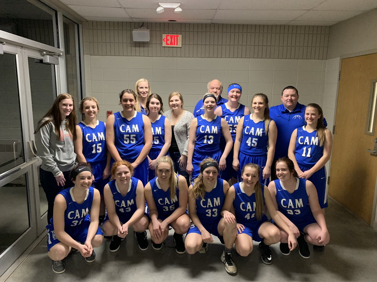 CAMCougar_AD's tweet photo. CAM over West Harrison 98-57. CAM is your RVC Champion! Paige McAfee scores her 1,000 point. @IGHSAU https://t.co/uDWgtbDMvw