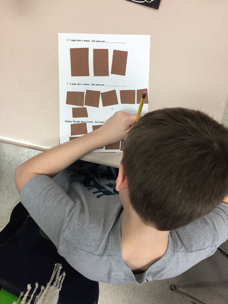 KimGulledge's tweet image. Fair shares and brownies w/@klevans1181 @RivertonElem #AllMeansAllMCSS #fractionsarefun
