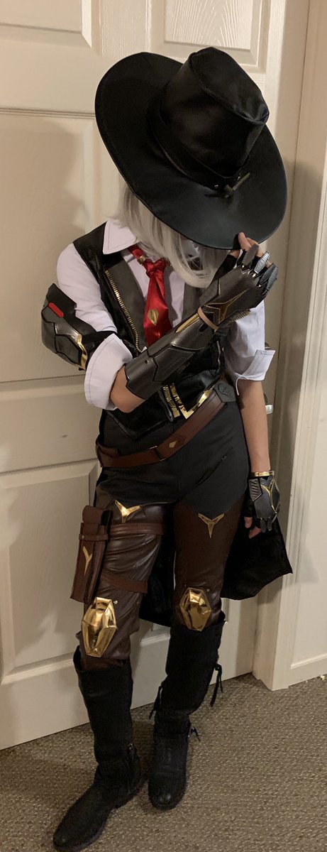 There’ll be hell to pay. You can count on it 🤭 #ashe #overwatch #cosplay #firstcosplay #streamer