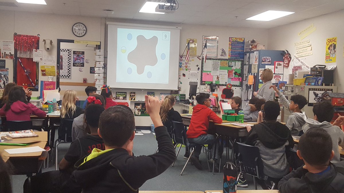 Fraction Splat in my classroom brings great excitement with fractions and helps the students to communicate their mathematical thinking! @SteveWyborney #MATHisSWEET #FISDMATHWORKSHOP