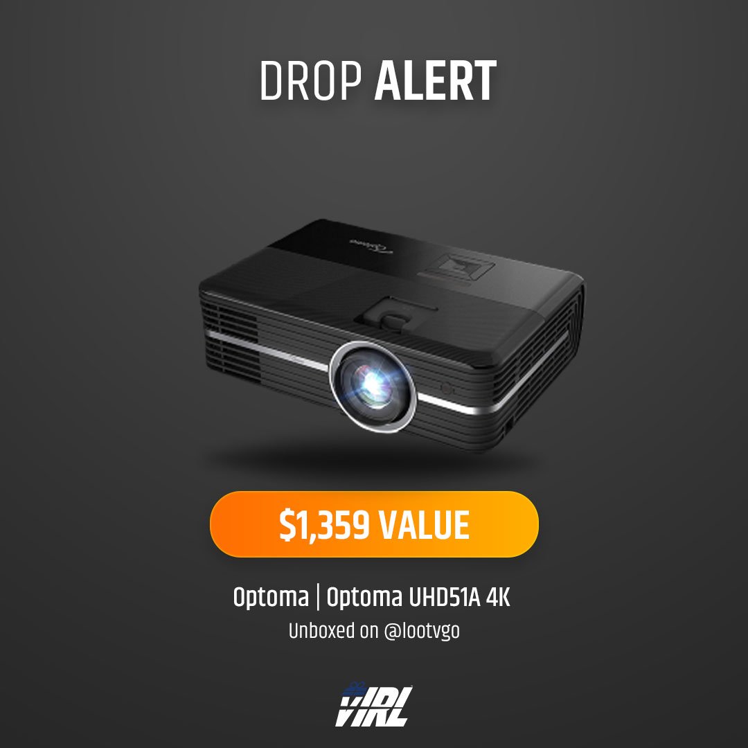 GO_vIRL's tweet photo. A sweet Optoma drop on @lootvgo! https://t.co/sJviaL3xYJ
