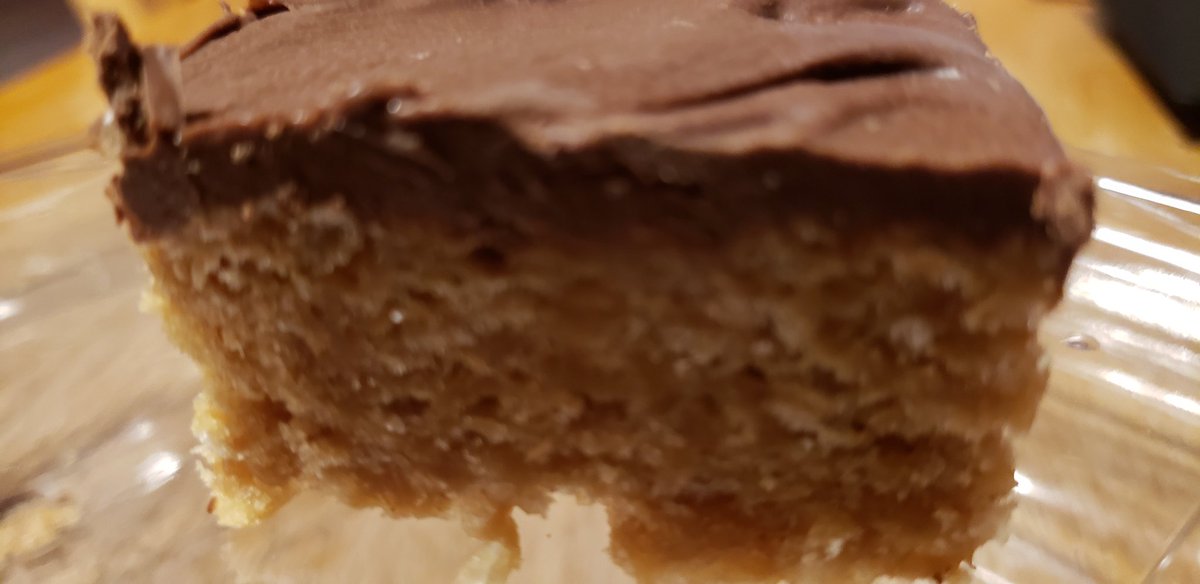 RouseLeeA's tweet photo. @JesseGavin1 I like it mixed with peanut butter and rice krispies then topped with chocolate. #scotcharoos https://t.co/B8WheCqRzl