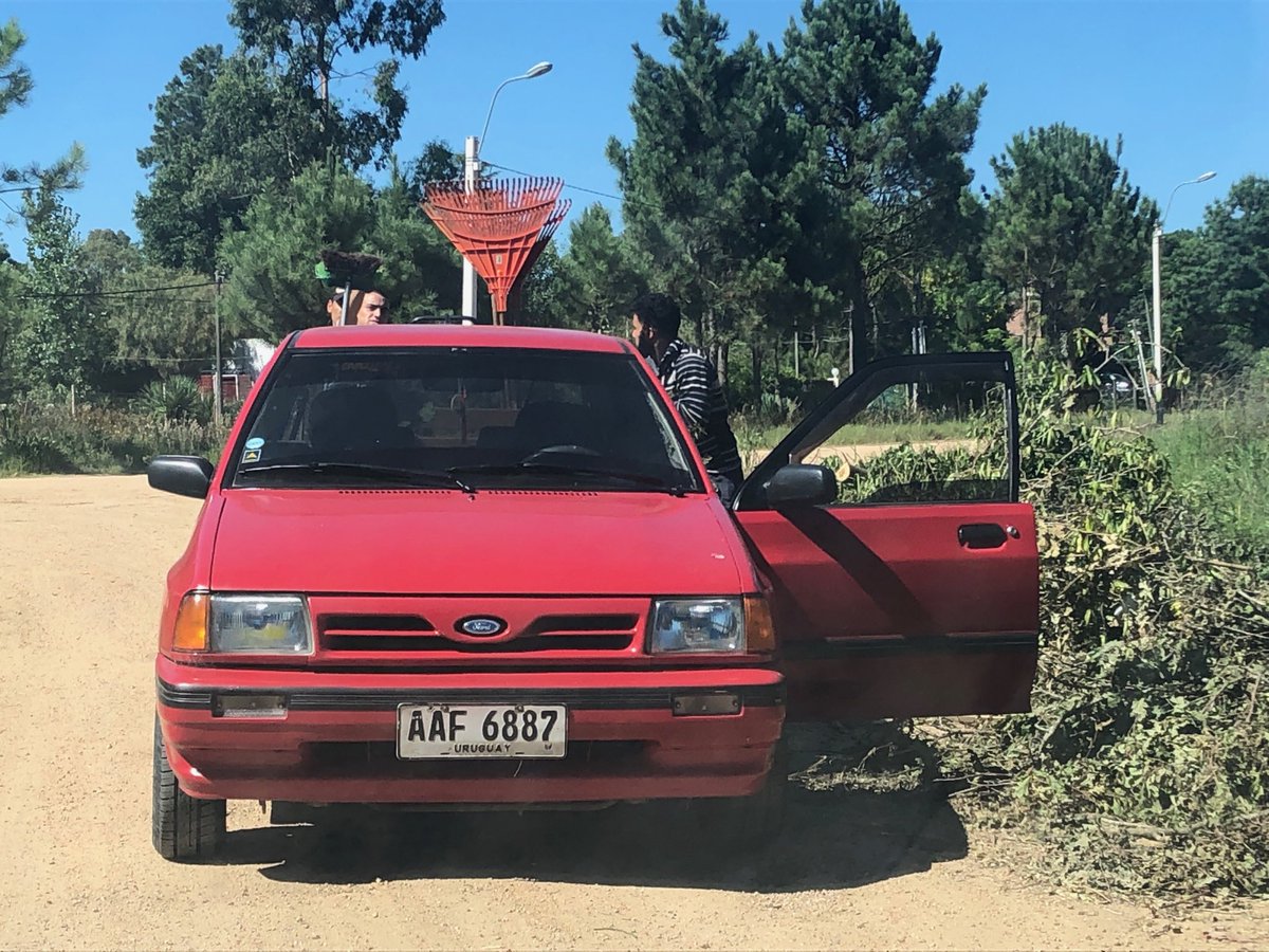 charlyzacheo's tweet photo. Así es como algunos “jardineros” mantienen la esquina de costanera e independencia en el pinar ⁦@IdCanelones⁩  Ya no se puede ni circular además de cortar el pasto y tirar la poda cortan la calle. Espero tomen medidas. Yo mi poda la dejo en la puerta de casa. Llamo y espero https://t.co/N7ECucwUUr