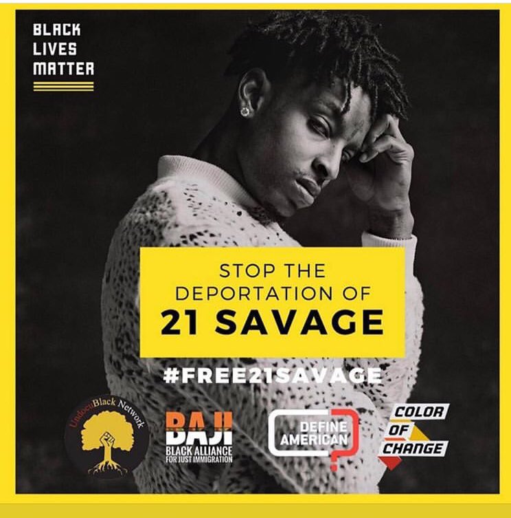 CrakkDj's tweet photo. #Free21Savage #Arrow150 #TheBachelor #FreeSavage #BlackLivesMatter #DefineAmerica --> @realDonaldTrump https://t.co/sFL26vZ5JM