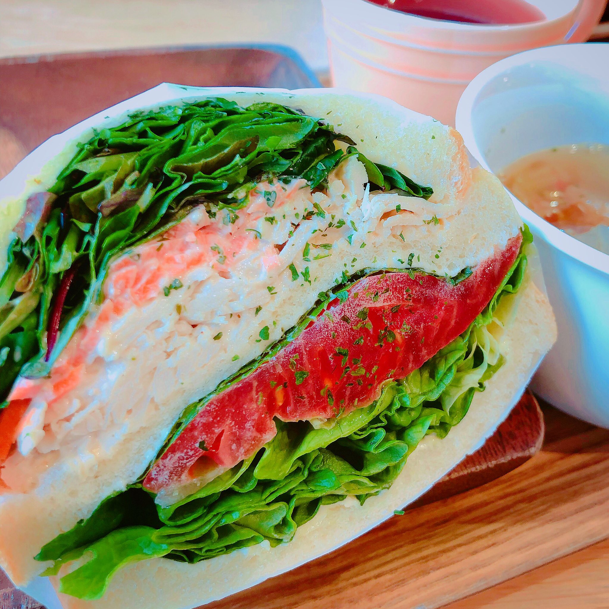 ট ইট র いいだまき 美味しい野菜のサンドイッチで美味しい時間 豊橋大葉胡麻チキン はなやさい 豊橋カフェ ランチの幸せ Sandwich Lunchideas Toyohashi Kurasutoko Veggies T Co Cbggoqfkp5 ট ইট র