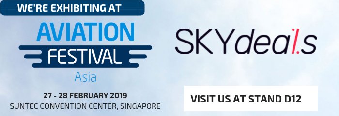 Join <a href="/YdealsSk/">SKYdeals</a> at Booth D12 at <a href="/AviationFesAsia/">AviationFestivalAsia</a>  27 and 28 February at Suntec Singapore. Find out more: bit.ly/2OEye9Y #aviationfestivalasia