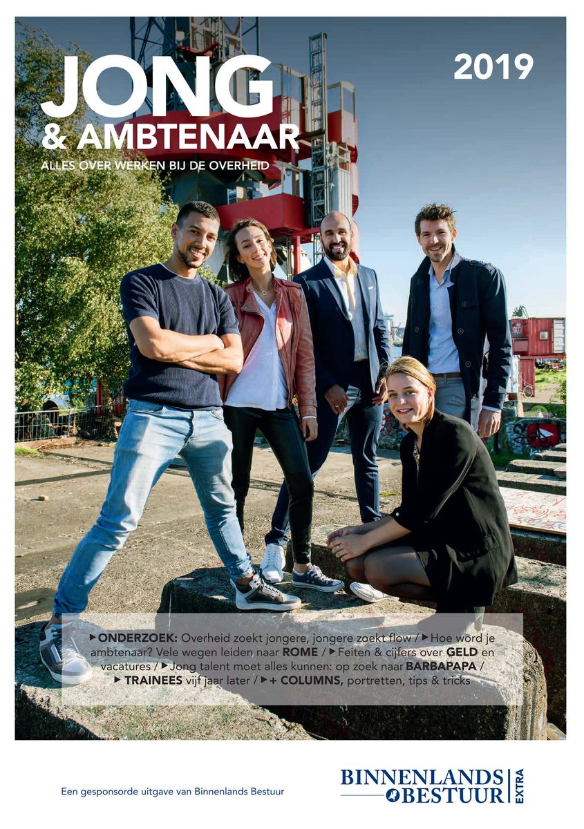BureauHappiness's tweet photo. Iedereen wil werkgeluk!
Voor deze speciale uitgave "Jong & Ambtenaar" van Binnenlands Bestuur werd ik geïnterviewd over werkgeluk.
Lees hier het hele artikel: https://t.co/YiocXy8UVk #hpbb https://t.co/Biulj7PdOl