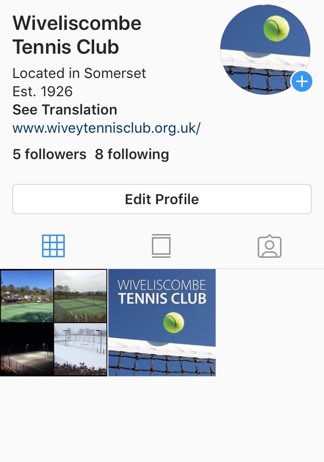 We are now on Instagram. Give us a follow <a href="/wiveytennisclub/">Wiveliscombe Tennis Club</a>