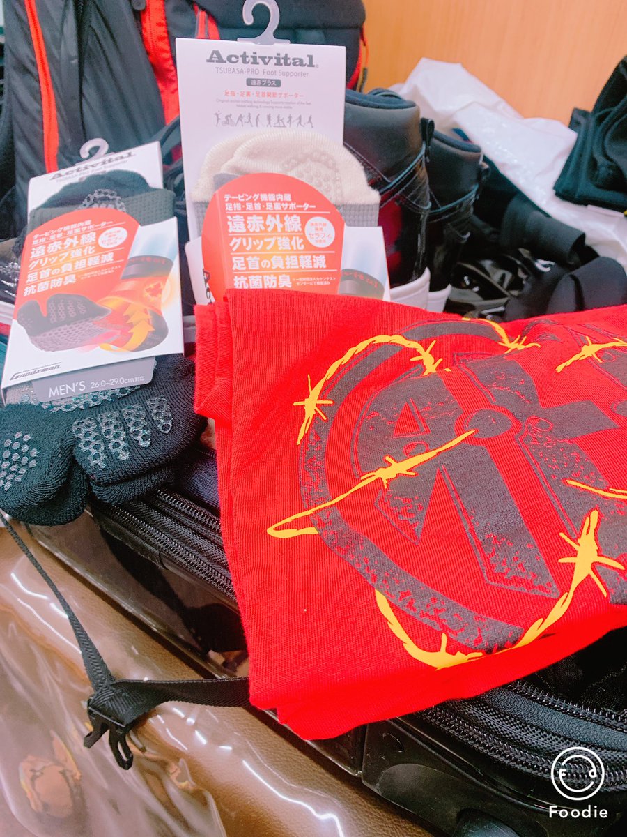 キメるか グッズマン Activital フットサポーター 足首保護 ねんざ予防 パフォーマンス向上 足首は大切 みんなに届け アクティバイタル Dragongate ドラゴンゲート Kazma Sakamoto Scoopnest