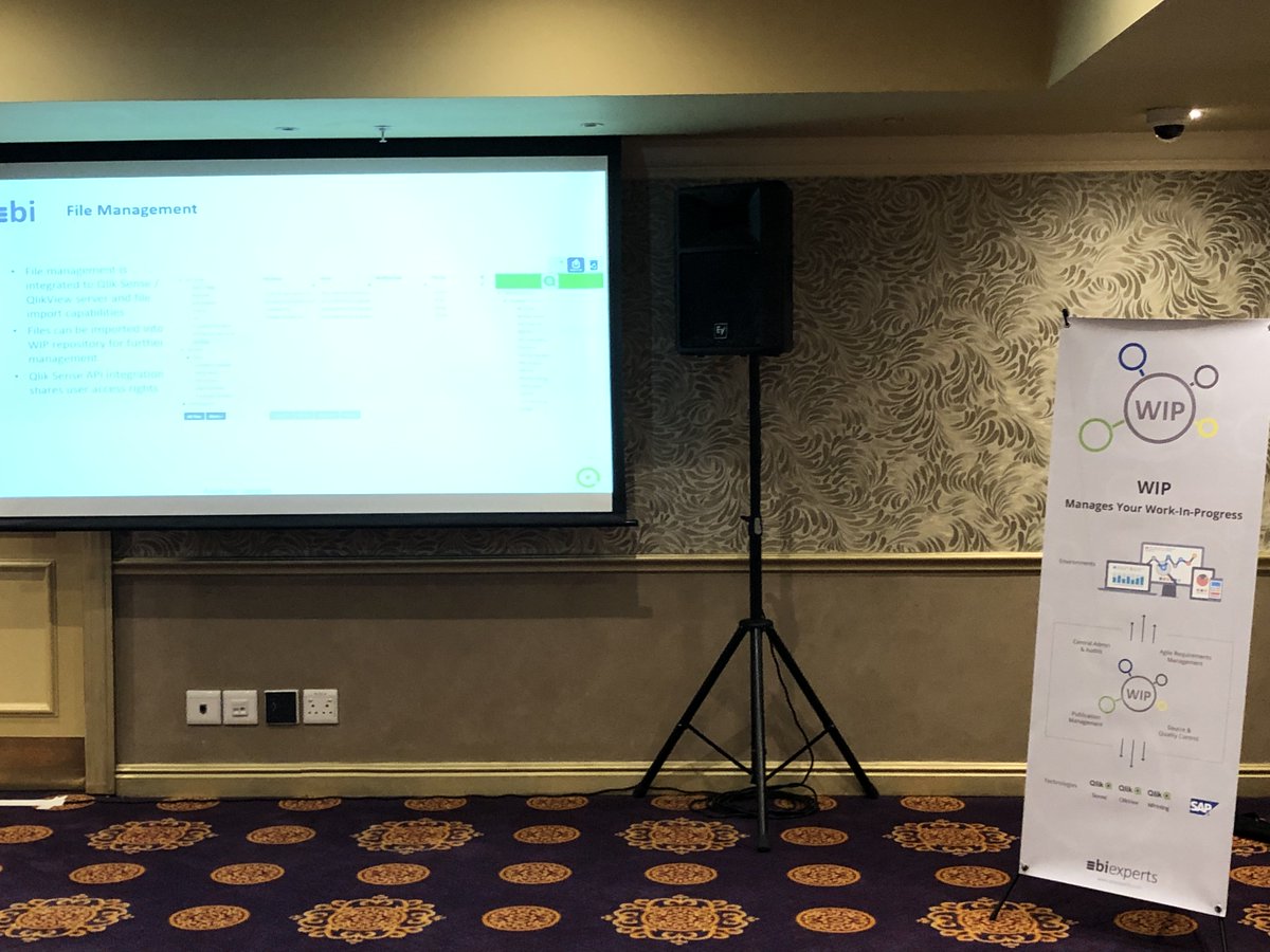ebiexperts's tweet photo. Come visit us at Marcia Room for a presentation and demo on #WIP. @ebiexperts @Qlik #SourceControl #QlikQuality #VersionManagement https://t.co/wsvJYKO9Uv