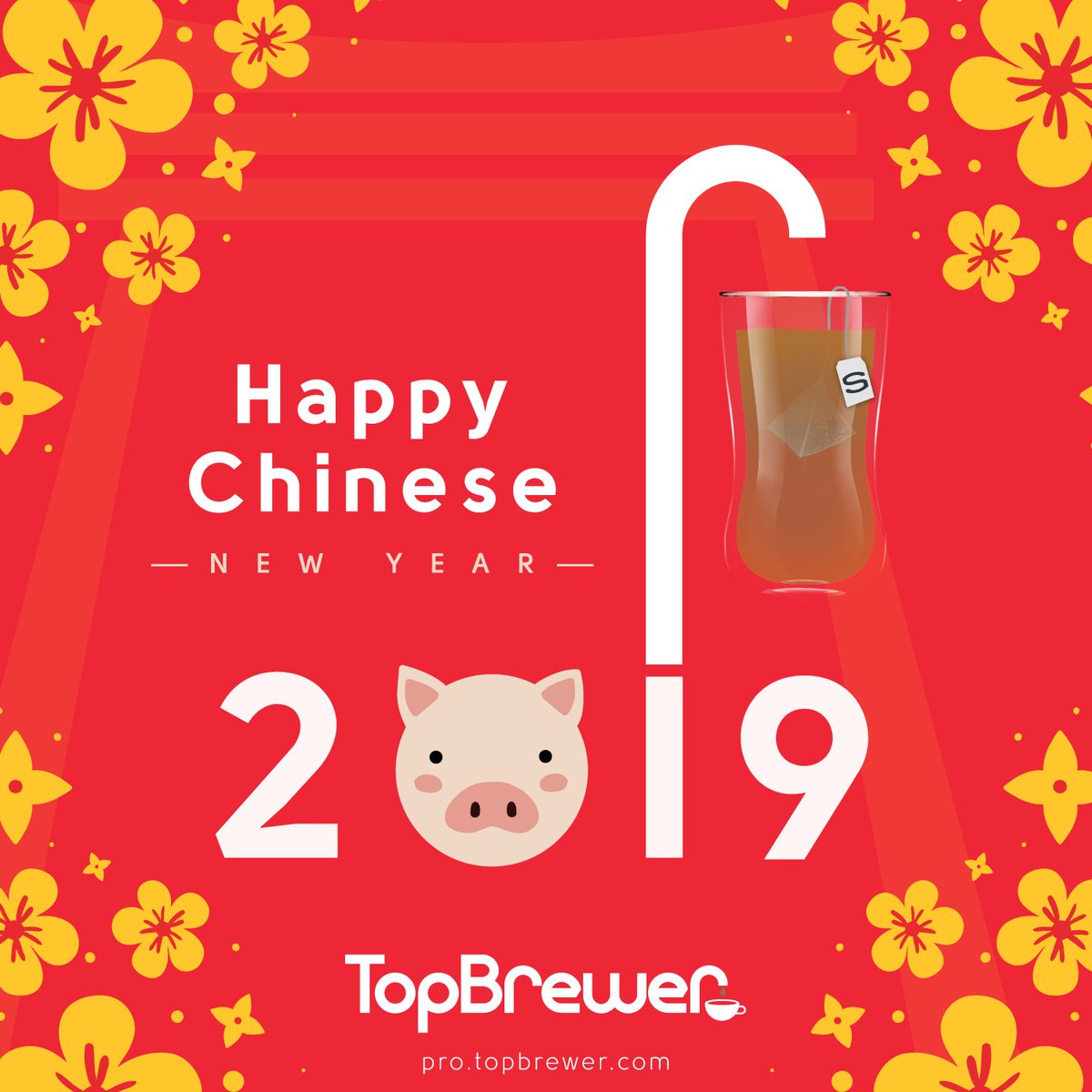 Scanomat's tweet photo. 2019 is the year of the pig. Pigs are a symbol of good fortune and have a beautiful personality. They are also social butterflies and easily get along with others. Happy and prosperous Lunar New Year 2019 from #scanomat & #Topbrewer! Gong Xi Fa Cai! #yearofthepig #chinesenewyear https://t.co/0xYjITVA3D