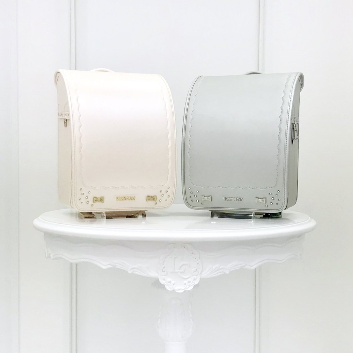 Twitter पर L Atelier Du Cartable ランドセル専門店 Mezzo Piano ガーリーリボンプレミアム 憧れのキラキラを至る所に散りばめた 上品で大人なランドセルです ラトリエデュカルターブル メゾピアノ メーカー ブランド 白 ベージュ シルバー お洒落