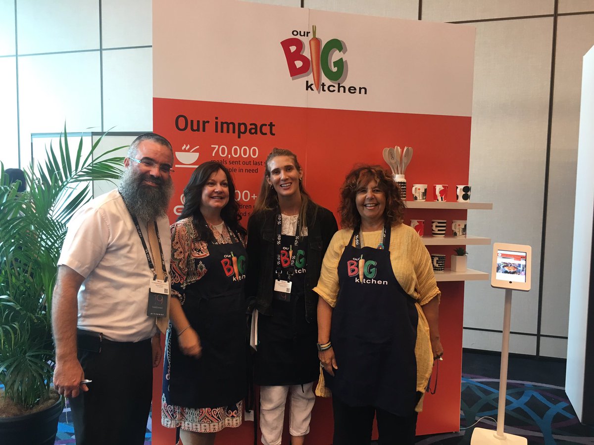NS_SocialImpact's tweet photo. Thank you @OurBigKitchen for being part of #suiteconnectau #SuiteConnectAU19 @PeggyDuvette https://t.co/C1pgxnhd7A