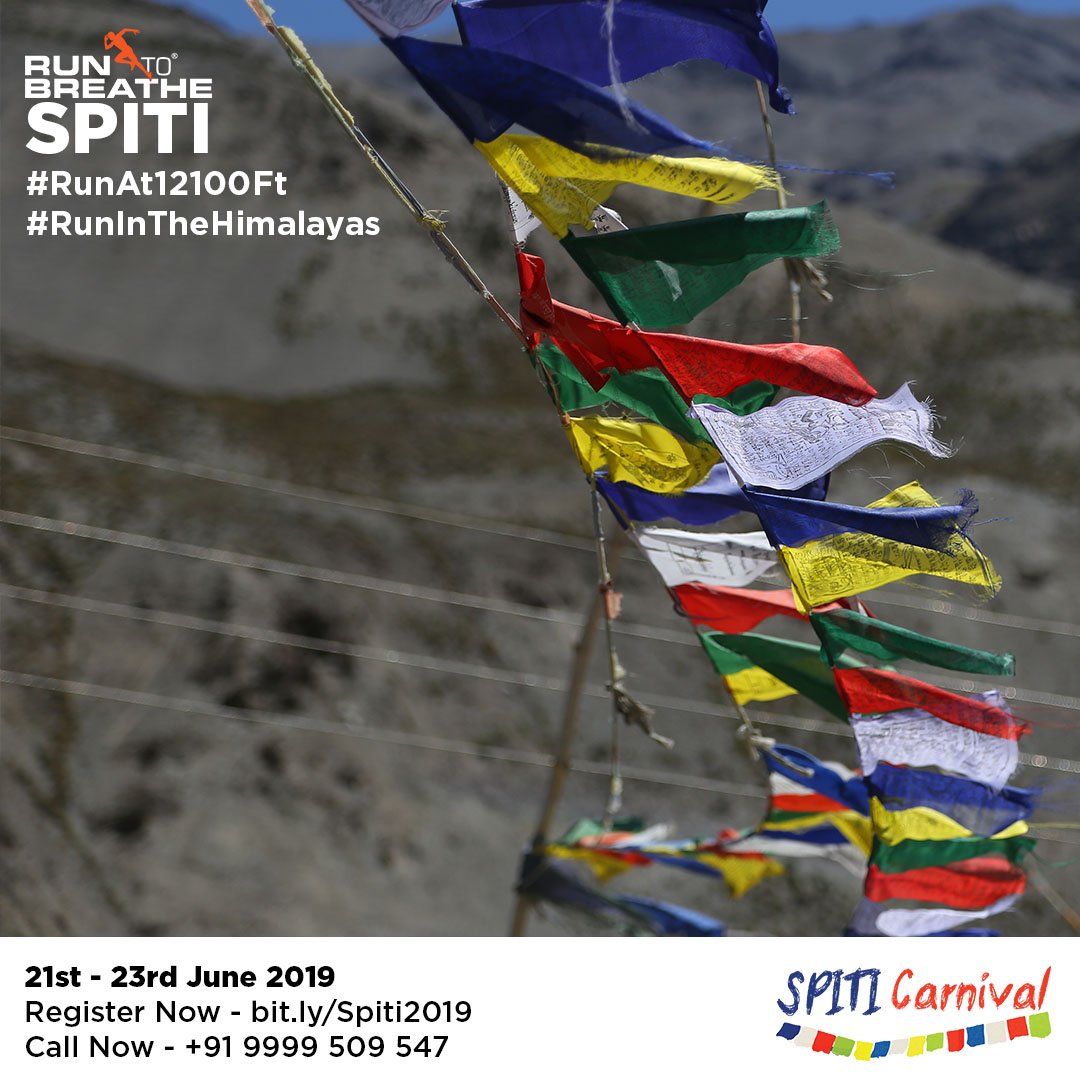 Run2Breathe's tweet photo. Challenge the Wind at 12100 Feet, Run in the Himalayas this June
https://t.co/gvuoblIFFv
Call Now - +91 9999 509 547
#R2BSpiti #RunToBreathe #Spiti #RunAt12100Ft #HighAltitudeRun #SpitiMarathon #HalfMarathon #RunInTheHimalayas #21K #42K #10K #5K #Marathon https://t.co/y7idY0UHaZ