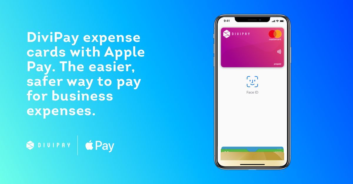 letsweel's tweet photo. Apple Pay is here for DiviPay business customers.
Offering an instant, easy &amp; secure way to pay.

DiviPay, a virtual card and expense management platform allows businesses to control company spending and automate their expense reporting. https://t.co/4tpmLd9guY