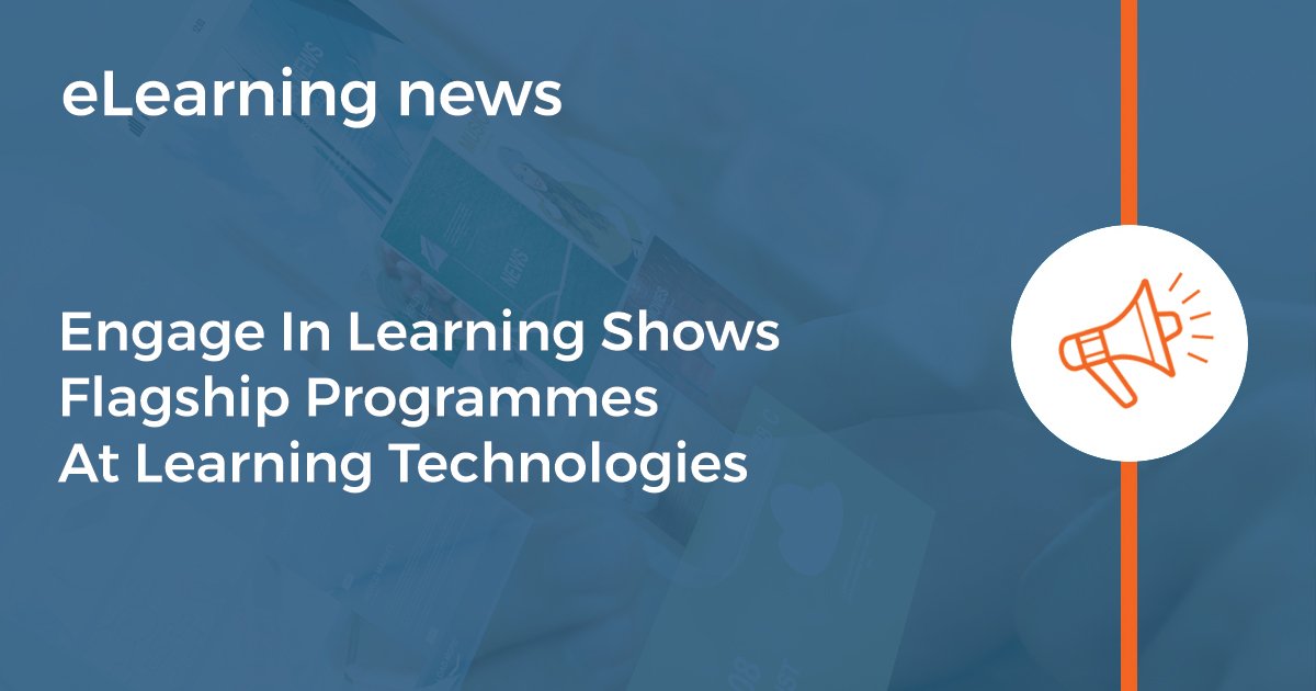 lancenoland1's tweet image. The eLearning supplier, Engage in Learning, is putting its new state-of-the-art eLearning programmes on show at its stand at the Learning Technologies exhibition, scheduled for ExCel London, on 13th and 14th February. ow.ly/MftS30nvJgR 

#eLearnin…