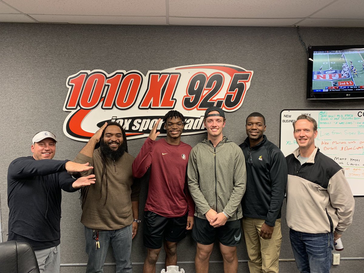 sportsDen_live's tweet photo. Awesome time with @JeffSims_10 & @carsonbeck01 in studio two great young men! Best of luck to them in the future. @denny_thompson @biggamejames36 @FSUFootball #FSU #DenNation https://t.co/dhS3Yflls5