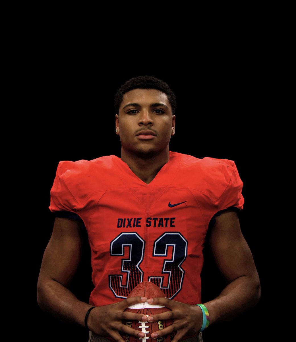 syrrbarnes's tweet photo. Blessed to announce that I have Committed to Dixie State University! All thanks to God, My family and Coaches that have helped me get to this point.  #BlazingForward https://t.co/XaQEKQ3F0q