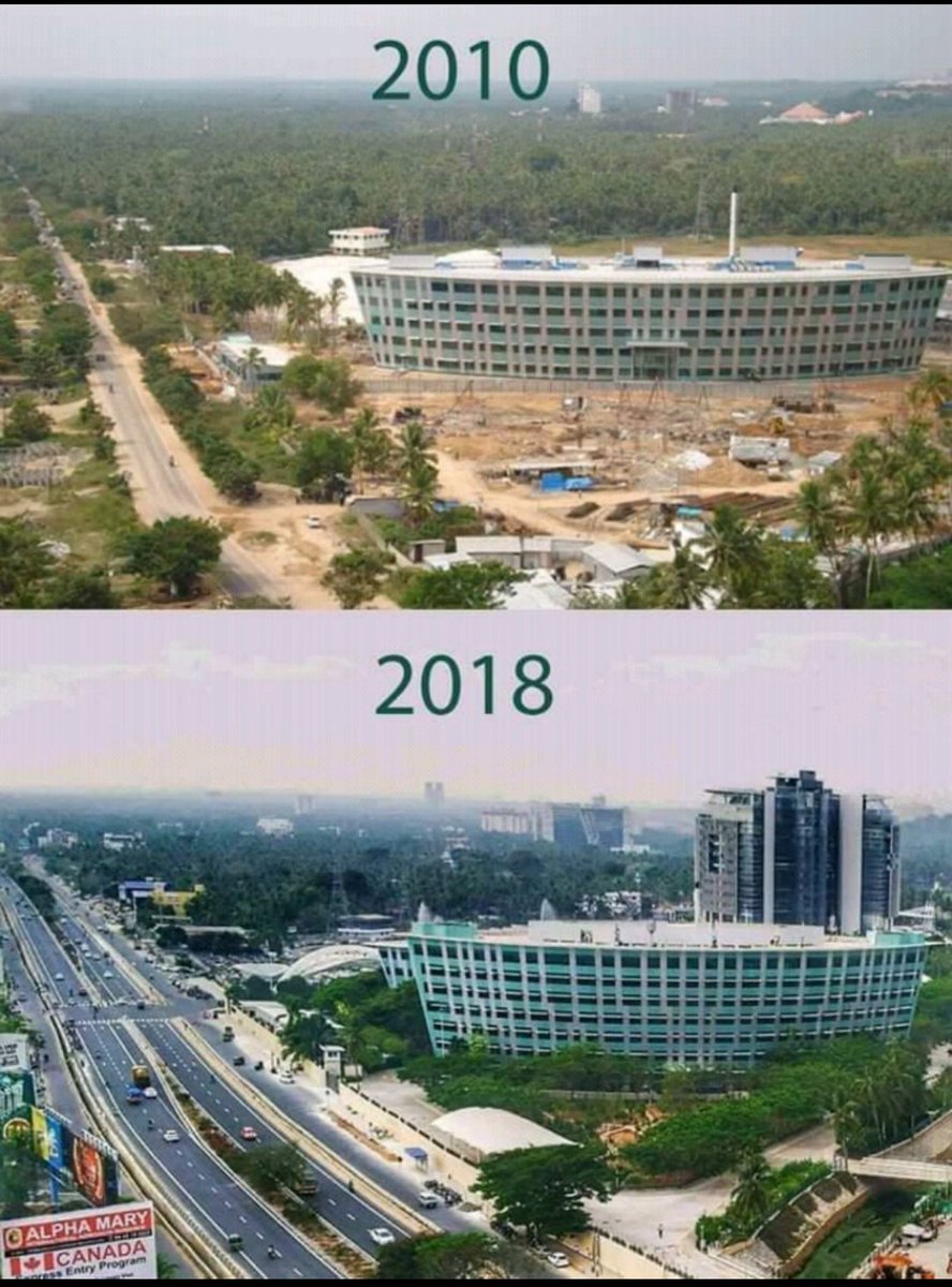 JayasreeVijayan's tweet image. NH-66 bypass from Kazhakootam to Mukkola, four-lane road. 

#2010   &amp;amp;   #2018  #Picturesque 

#Thiruvananthapuram 

#DevelopmentFirst  is the slogan of Dr. @ShashiTharoor 

#TharoorWonThePuram