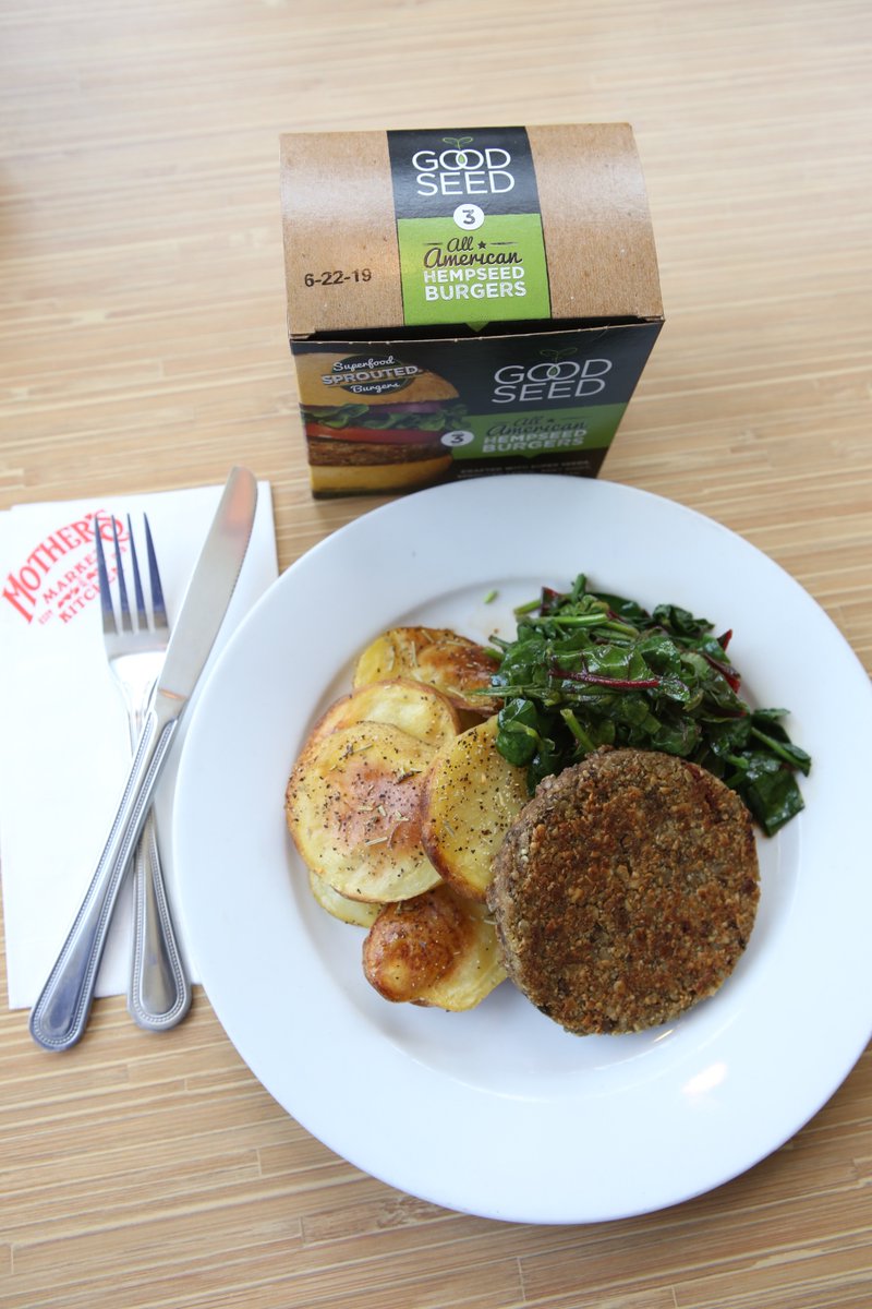 MothersMarkets's tweet photo. Head to our Instagram to enter our #giveaway with @Goodseedburger ! 🍔 Their patties are #vegan, #glutenfree, soy free, organic, non-GMO, and delicious 😋 #mothersmarket https://t.co/ElsMDczU9P