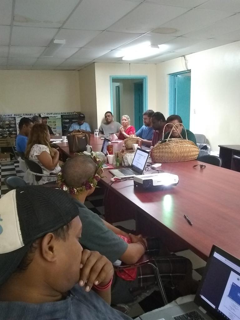 fsmR2R's tweet photo. #FSMR2R Project Manager, Miss Rosalinda Yatilman, visiting all the FSM States in preparation for Midterm Review. Now meeting with Yap State Technical Advisory Committee (TAC) and Stakeholders. 
@fsmR2R 
@UNDP_Pacific 
@theGEF https://t.co/Vq90IUp8R4