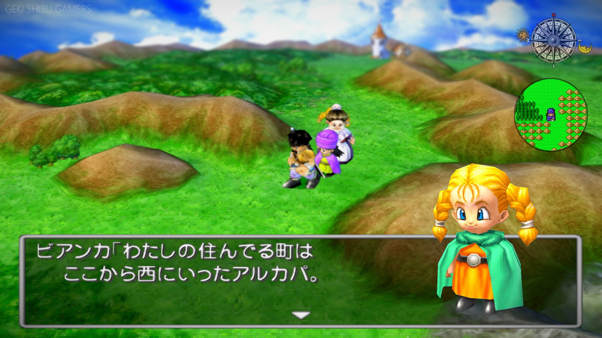 激シブゲーマーズ もっと画面をリッチにしたくて今度はフィールド画面に ミニマップ 入れてみたの 今回は流石にゲーム画面とマップの完全同期は無理だったので お飾り程度ネ てか 動画完成させる気ある 自問自答 ドラゴンクエスト ドラクエ