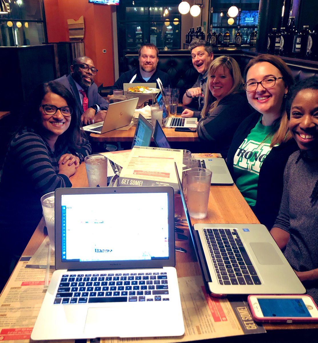 cooperlearns's tweet photo. After a busy day, I was inspired by our dedicated @MasonSchools teachers as they facilitated an important #MasonEdChat about #InclusiveExcellence I am so lucky to serve with such dedicated learners. #CometCulture inspires! https://t.co/4OhAFzzAXh