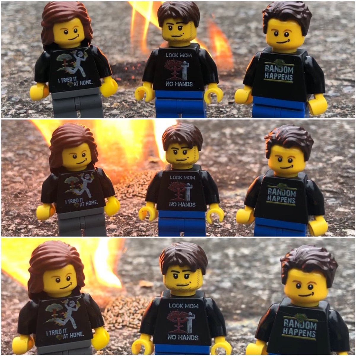 rickchampion81's tweet photo. @thekingofrandom so as I have been home on holidays with the kids we have been making a ton of fun things we have been watching this is to say thanks guys. The crew and minifigures https://t.co/3O8tG7HIEW