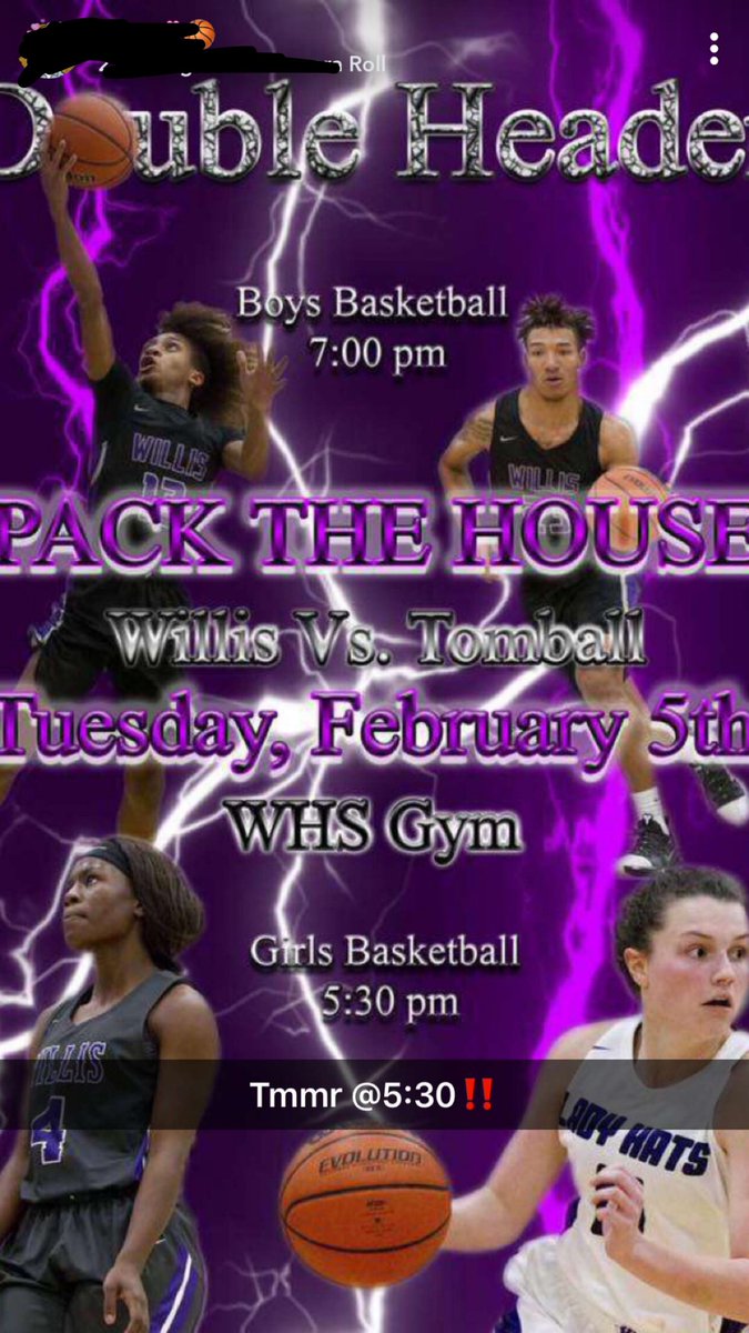 landon_parsley's tweet photo. Pack the stands and support willis hoops as they continue to dominate tmr girls@5:30 and boys @7 https://t.co/MCdCHorxRo