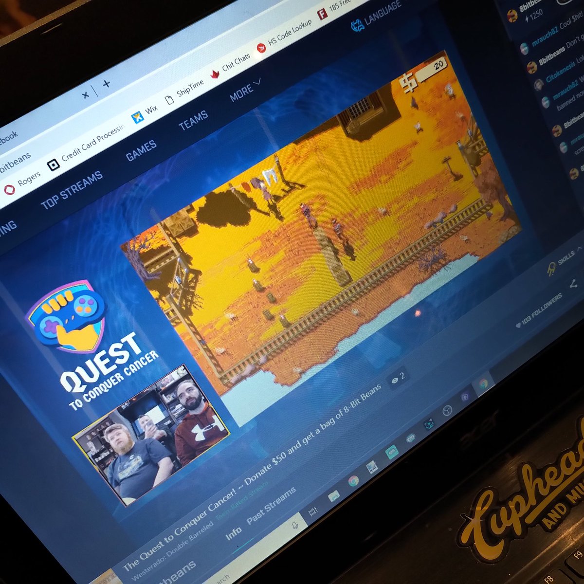 8Bitbeans's tweet photo. Now we're onto @adultswim's #Westerado. Check it out! We're also almost at our daily $100 goal!
https://t.co/jx0qbCEFeU 

@SmallStreamRts 
@MixerShares
@MixerStreams
@Watch_Mixer
@RetweetMixer 
@mixercommunity
@MixerStreams 
@UniteMixer 
@MixerRetweet https://t.co/VtI771kOkE